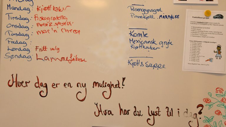 Oppslagstavle med ønsker foto Siv M Bjelland