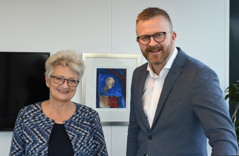 Hege Herø og Hans Erik Skjeggerud om ny likestillings og diskrimineringslov foto Siv M Bjelland