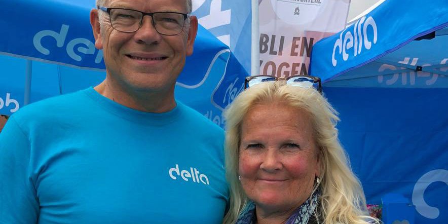 Deltas toppolitiske ledelse, Lizzie Ruud Thorkildsen og Trond Ellefsen, ser fram til mange interessante møter og samtaler under Arendalsuka.
