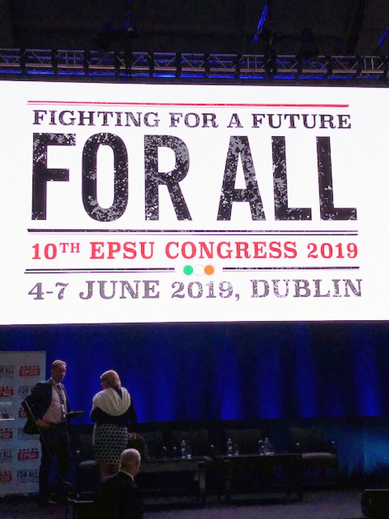 EPSU-kongressen Dublin