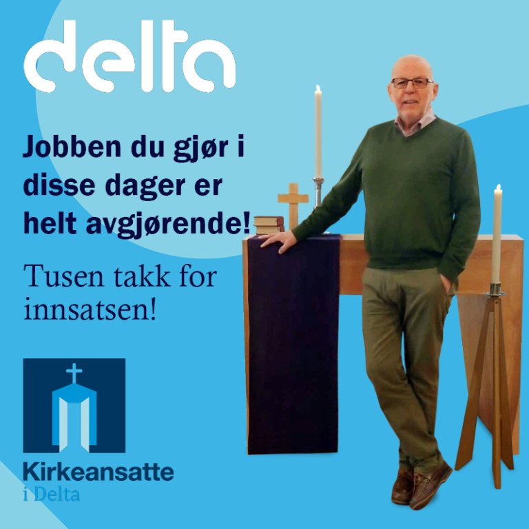 Førstelinjetjenesten takk for innsatsen kirkeansatt
