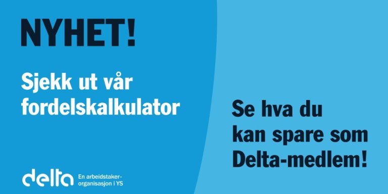 illustrasjonsbilde Deltas fordelskalkulator