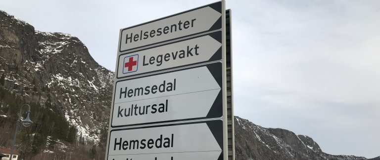 skilt legevakt