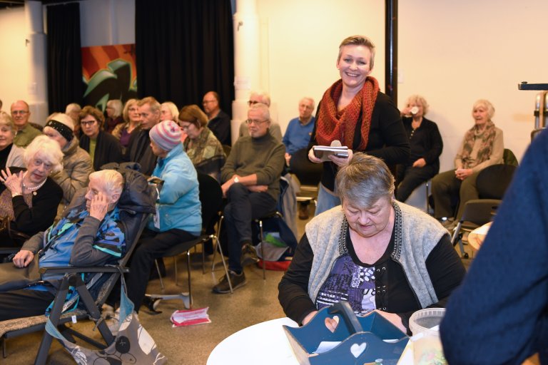 Nina og Bjørg og salen foto Siv M Bjelland