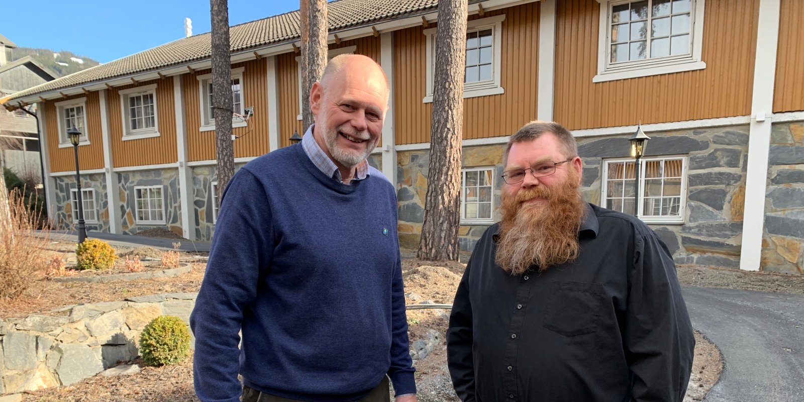 Styremedlem Iver H. Breisjøberg i «Miljø og utvikling i Delta» og hovedtillitsvalgt Erik Opphus i renovasjonsselskapet Glør jobber for et faglig fellesskap i Delta for renovasjonsarbeidere.